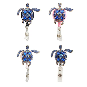 100pcs/lot Free Shipping Hot Sale Royal Blue Rhinesone Turtle Nurse ID Badge Name Holder Retractable Reel 
100pcs/lot Free Shipping Hot Sale Royal Blue Rhinesone Turtle Nurse ID Badge Name Holder Retractable Reel