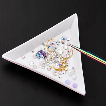 FOUR LILY 4 Colors Triangle Plastic Rhinestone Nail Art Box Plate Holder Storage Container Jewelry Glitter Cup Manicure Tools
FOUR LILY 4 Colors Triangle Plastic Rhinestone Nail Art Box Plate Holder Storage Container Jewelry Glitter Cup Manicure Tools