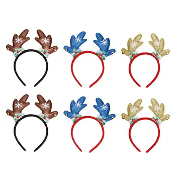 6pcs Christmas Reindeer Headbands Creative Decorative Funny Hair Bands Hair Accessories Antler Headbands for Cosplay Festival
6pcs Christmas Reindeer Headbands Creative Decorative Funny Hair Bands Hair Accessories Antler Headbands for Cosplay Festival