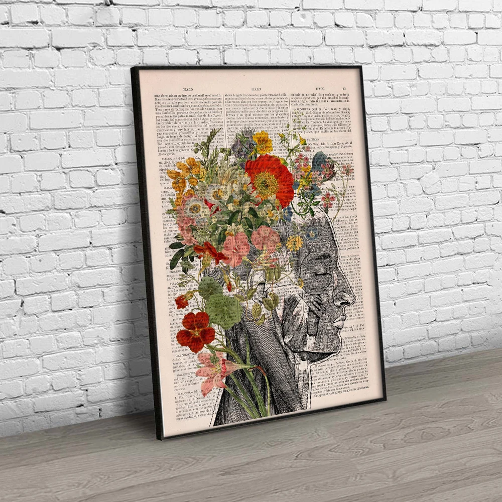 Anatomy Art Human Heart Brain Lungs Wall Art Canvas Painting Nordic Posters And Prints Wall Pictures Decor For Doctor Office