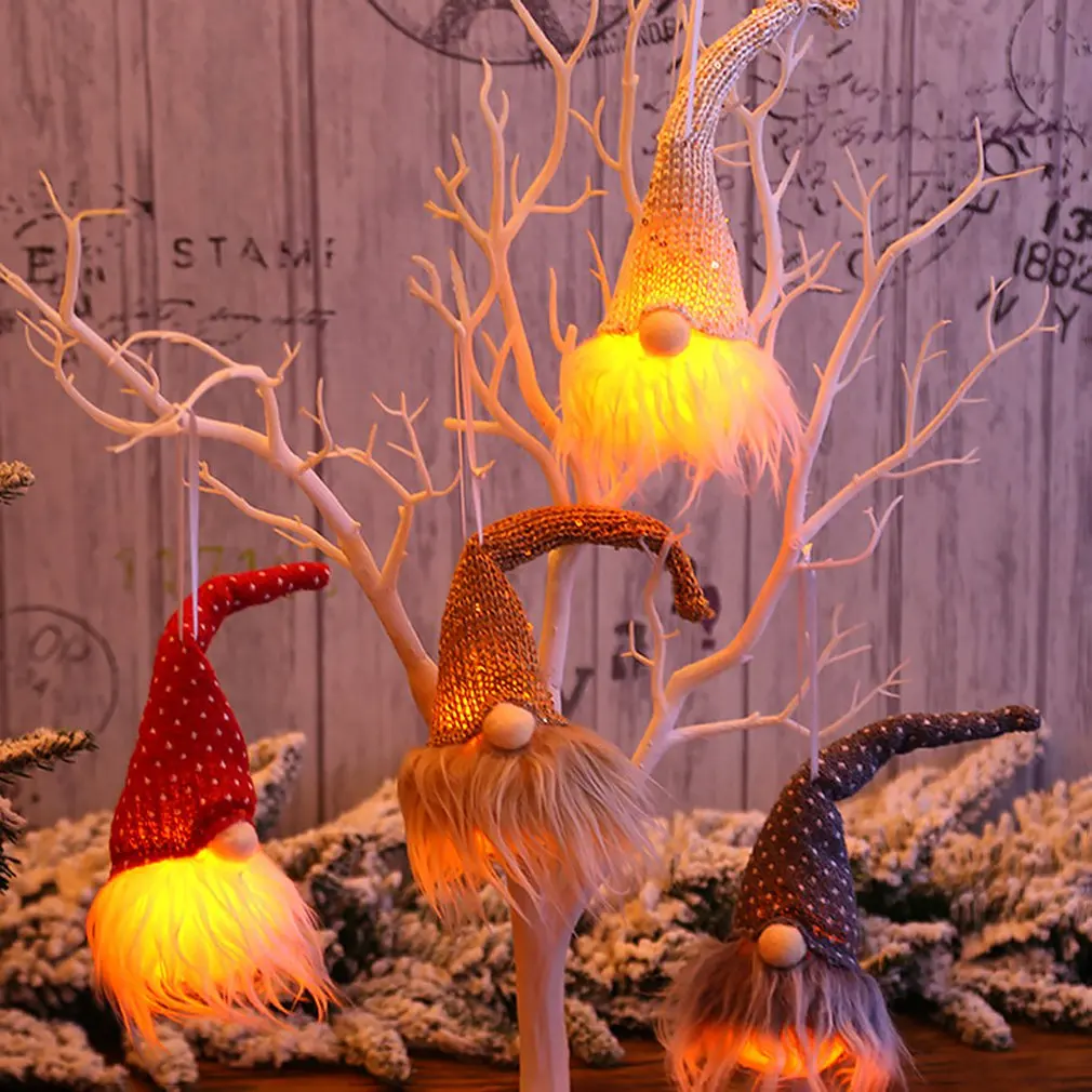 christmas tree decoration pendant night lights illuminated