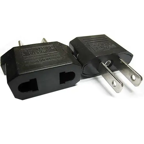 1Pc Portable Mini EU To US AC Power Plug Travel Converter Adapter Compact charger plug adapter converts EU standard charger plug
1Pc Portable Mini EU To US AC Power Plug Travel Converter Adapter Compact charger plug adapter converts EU standard charger plug