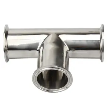 76mm O/D 304 Stainless Steel Sanitary Ferrule 3 way Tee Connector Pipe Fitting 3" Tri Clamp
76mm O/D 304 Stainless Steel Sanitary Ferrule 3 way Tee Connector Pipe Fitting 3" Tri Clamp