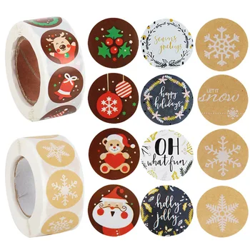500pcs Kraft Stickers Christmas Gift Decoration Stickers Snowflake Christmas Envelope Package Seal Labels Xmas Kerst Stickers
500pcs Kraft Stickers Christmas Gift Decoration Stickers Snowflake Christmas Envelope Package Seal Labels Xmas Kerst Stickers