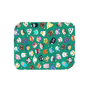Anti-slip Floor Mat Green Leaves Animals Pattern Multi-purpose Flannel Door Mat For Bathroom 
Anti-slip Floor Mat Green Leaves Animals Pattern Multi-purpose Flannel Door Mat For Bathroom