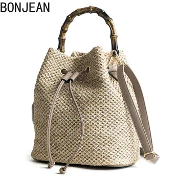 The New Four Seasons Environmental Protection Plant Straw Bags Fashion Europe Trend Bamboo Laptop Woven Handbags Shoulder Bread
The New Four Seasons Environmental Protection Plant Straw Bags Fashion Europe Trend Bamboo Laptop Woven Handbags Shoulder Bread
