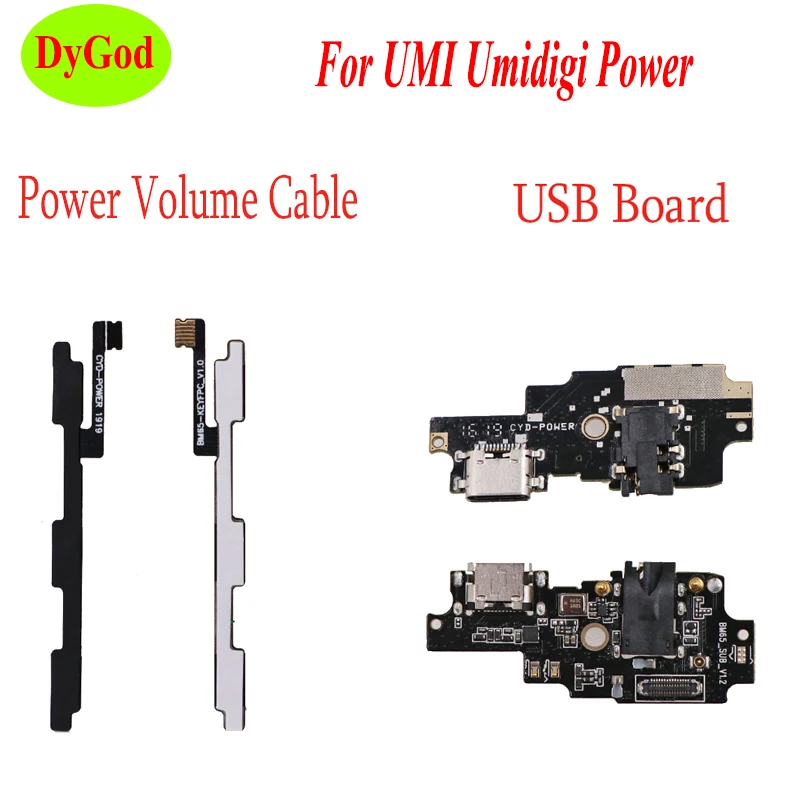 Плата питания для UMI Umidigi с usb портом зарядки гибкий кабель включение/выключение