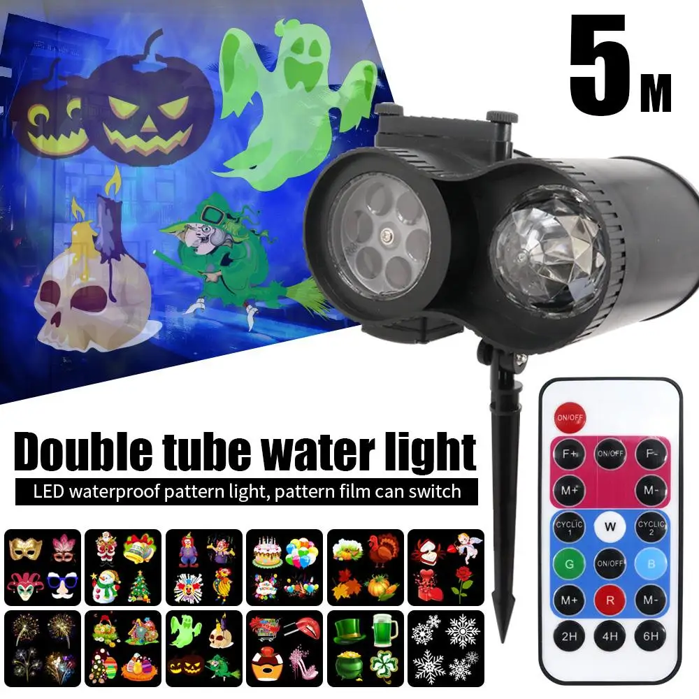 Double Cylinder Animated Projection Lamp Projector Lights Landscape Lamp Christmas Moving Snowflake Outdoor Xmas Beautiful
Double Cylinder Animated Projection Lamp Projector Lights Landscape Lamp Christmas Moving Snowflake Outdoor Xmas Beautiful
