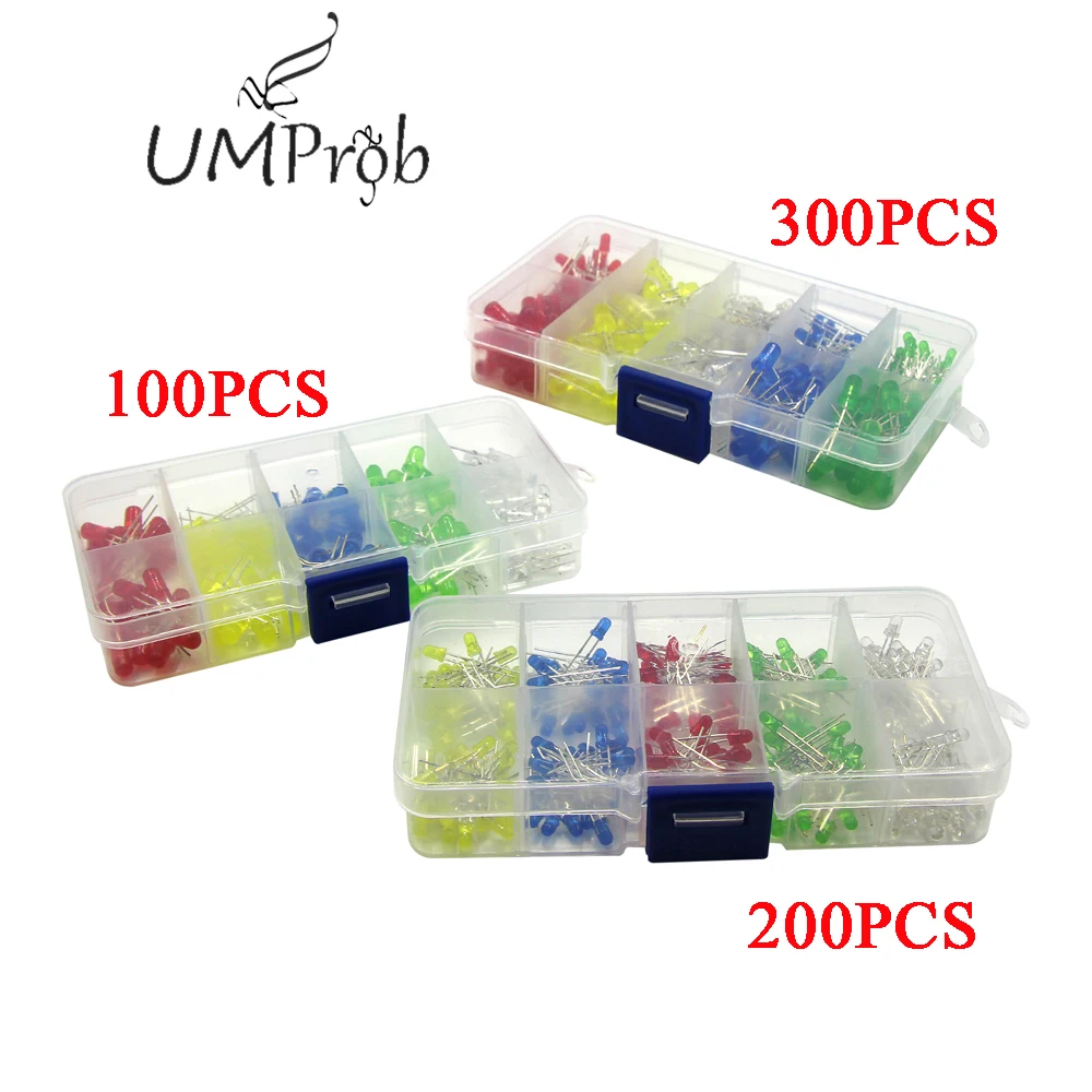 Color Diode Universal 3mm/5 mm LED Light Fittings Red Green Blue Yellow White DIY LED Diode Set Box
Color Diode Universal 3mm/5 mm LED Light Fittings Red Green Blue Yellow White DIY LED Diode Set Box