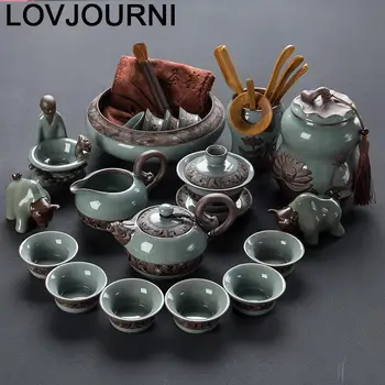 Gongfu Theepot With Infuser Kung Fu Afternoon Kitchen Accessories Akcesoria Do Kuchni Teapot China Pot Chinese Tea Set
Gongfu Theepot With Infuser Kung Fu Afternoon Kitchen Accessories Akcesoria Do Kuchni Teapot China Pot Chinese Tea Set