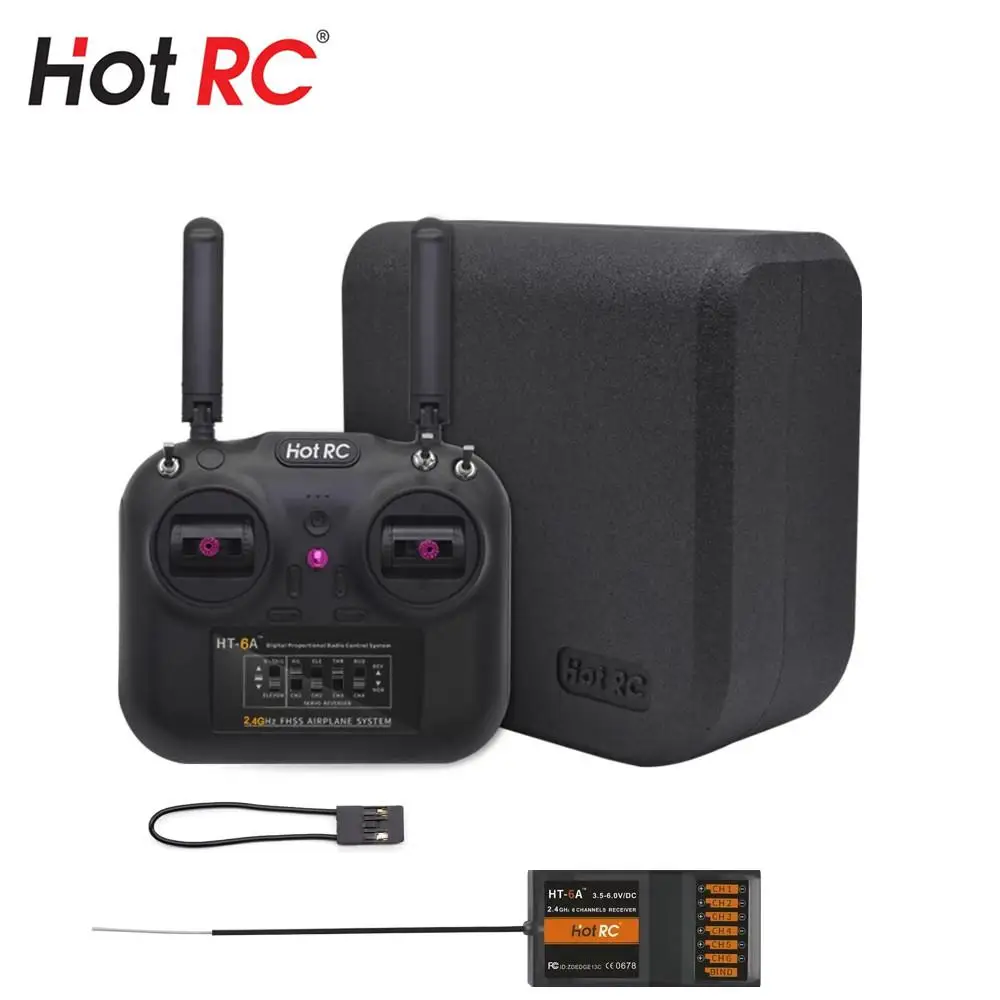 RCtown Hotrc HT-6A 2.4G 6CH RC Transmitter FHSS 6CH Receiver for FPV Drone Rc Airplane Rc Car Rc Boat-Mode2 6A Receiver
RCtown Hotrc HT-6A 2.4G 6CH RC Transmitter FHSS 6CH Receiver for FPV Drone Rc Airplane Rc Car Rc Boat-Mode2 6A Receiver