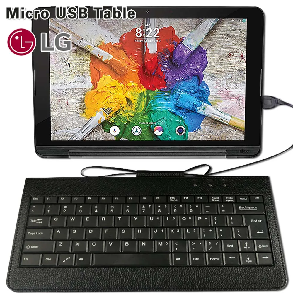 Micro USB Keyboard Leather Stand Case Cover for 10.1 Inch Android Tablet PC for LG G Pad V700 Tablet Keyboard Case
Micro USB Keyboard Leather Stand Case Cover for 10.1 Inch Android Tablet PC for LG G Pad V700 Tablet Keyboard Case