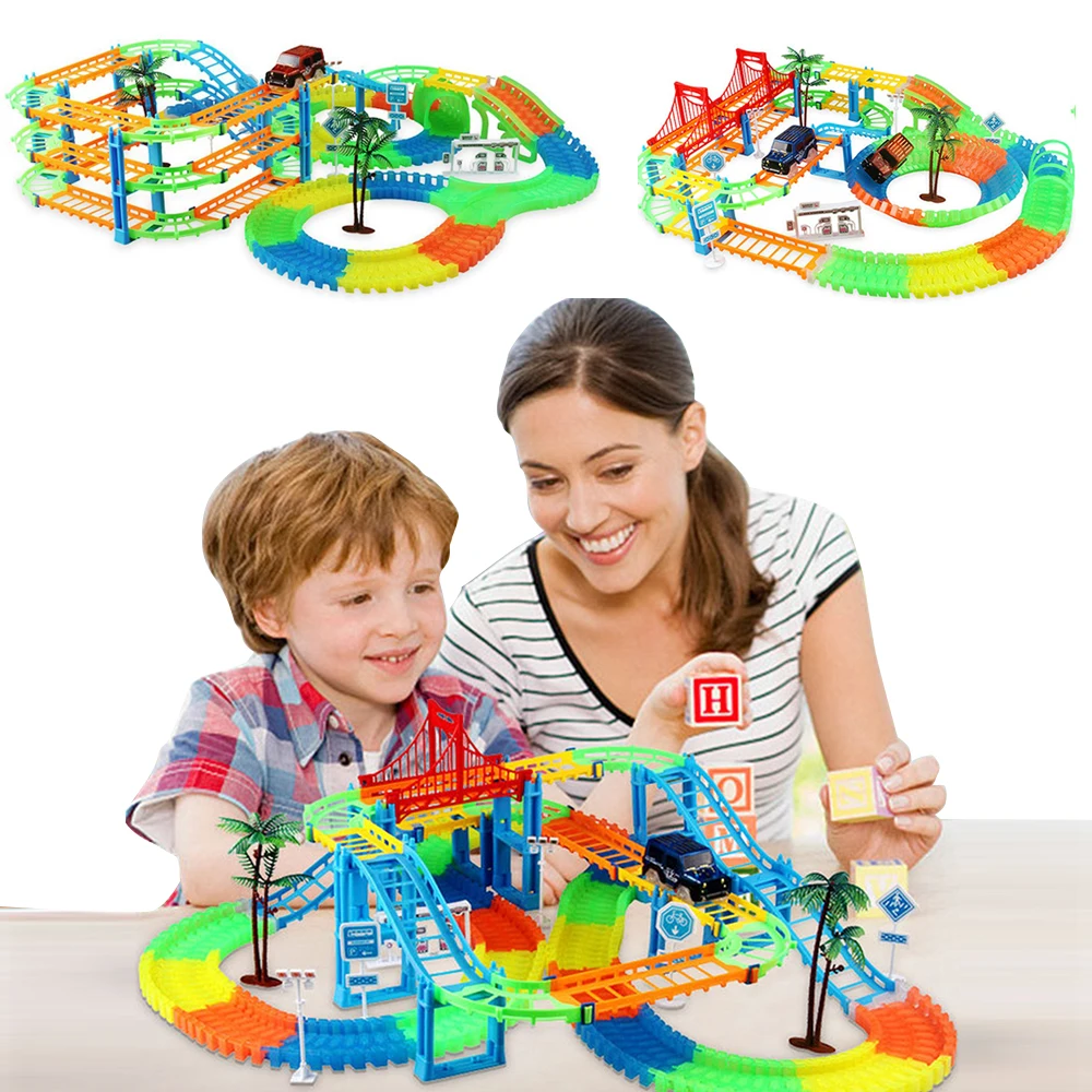 DIY Bend Flexible Racing Track Sets Toy Universal Accessories Magic Track Educational Rail Car Toy Racing Tracks Toys Kids Gifts
DIY Bend Flexible Racing Track Sets Toy Universal Accessories Magic Track Educational Rail Car Toy Racing Tracks Toys Kids Gifts