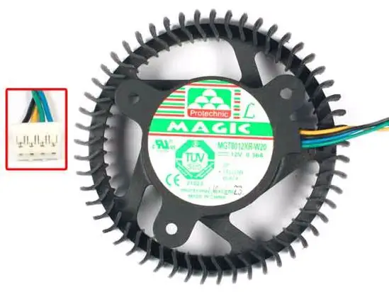 Protechnic Magic MGT8012XR-W20 DC 12 В 0,36 A 72x72x22 мм 4-проводной охлаждающий вентилятор для сервера
Protechnic Magic MGT8012XR-W20 DC 12 В 0,36 A 72x72x22 мм 4-проводной охлаждающий вентилятор для сервера
