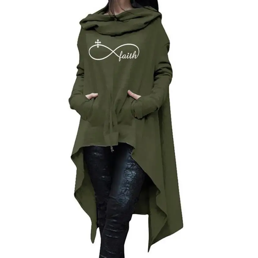 Faith Letters Print Long Irregular Hoodies For Women Kawaii Tops Sweatshirts Femmes Print Printing Female Girls Plus Size
Faith Letters Print Long Irregular Hoodies For Women Kawaii Tops Sweatshirts Femmes Print Printing Female Girls Plus Size