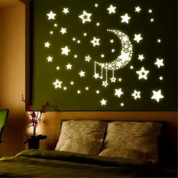3D Star Moon Energy Storage Fluorescent Glow In The Dark Luminous On Wall Stickers Posters For Kids Room Living Room Deoration
3D Star Moon Energy Storage Fluorescent Glow In The Dark Luminous On Wall Stickers Posters For Kids Room Living Room Deoration