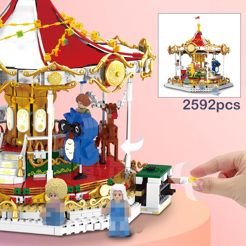 Lepinblocks Andersen Fairy Tales Carousel Creator Expert City Street View architecture Building Blocks Bricks Kid Toy
Lepinblocks Andersen Fairy Tales Carousel Creator Expert City Street View architecture Building Blocks Bricks Kid Toy