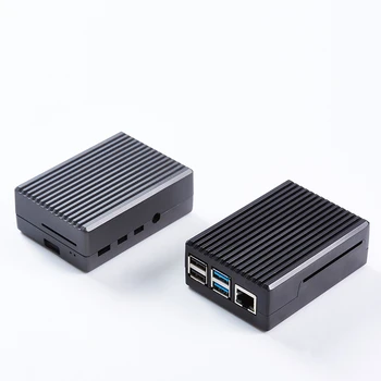 Aluminum Alloy Metal Case Cooling Heatsinks Black Silver Fit For Raspberry Pi 4 Metal Enclosure Protective Box Shell Case
Aluminum Alloy Metal Case Cooling Heatsinks Black Silver Fit For Raspberry Pi 4 Metal Enclosure Protective Box Shell Case