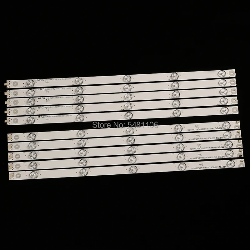 10PCS FOR Changhong 49D2000 UD49D6000I 49U1 LCD TV backlight bar CHGD49LB14 CHGD49LB1 10LED=97CM 3V 100%NEW | Лампы и освещение