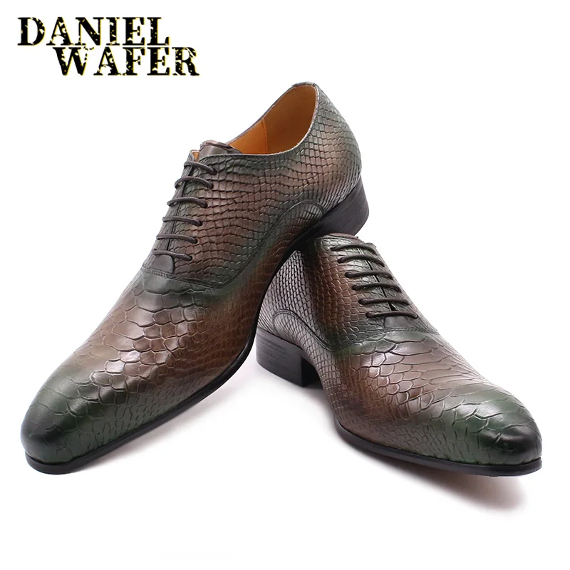 LUXURY MEN LEATHER SHOES SNAKE SKIN PRINTS MEN DRESS CLASSIC STYLE MIX COLOR LACE UP POINTED TOE BUCKLE STRAP MEN OXFORD SHOES
LUXURY MEN LEATHER SHOES SNAKE SKIN PRINTS MEN DRESS CLASSIC STYLE MIX COLOR LACE UP POINTED TOE BUCKLE STRAP MEN OXFORD SHOES