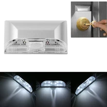 Home Keyhole Lamp Infrared PIR Wireless Motion Sensor Detector 4 LED Light lamp for Kitchen Hallway Stairway Warehouse
Home Keyhole Lamp Infrared PIR Wireless Motion Sensor Detector 4 LED Light lamp for Kitchen Hallway Stairway Warehouse