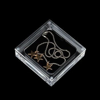 Acrylic transparent Gem Stone Display Showcase transparent square four sizes Necklace Pendant Carrying cases Package Box 6pc/lot
Acrylic transparent Gem Stone Display Showcase transparent square four sizes Necklace Pendant Carrying cases Package Box 6pc/lot