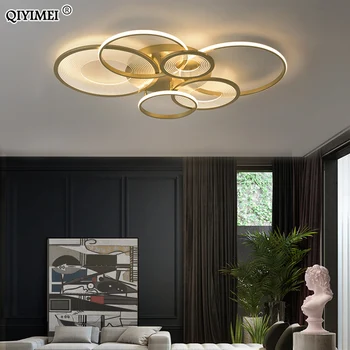 New LED Modern Chandelier Lamps With Remote Control For Living Dining Room Bedroom Home Lights Luminaire Acrylic Indoor Lighting
New LED Modern Chandelier Lamps With Remote Control For Living Dining Room Bedroom Home Lights Luminaire Acrylic Indoor Lighting