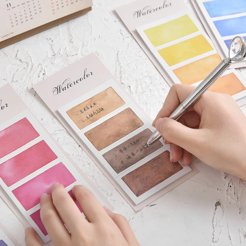 24pcs Watercolor Print Sticky Notes Memo Pads Mini Index Label Planner Stickers Agenda Marker Stationery Office School H6633
24pcs Watercolor Print Sticky Notes Memo Pads Mini Index Label Planner Stickers Agenda Marker Stationery Office School H6633
