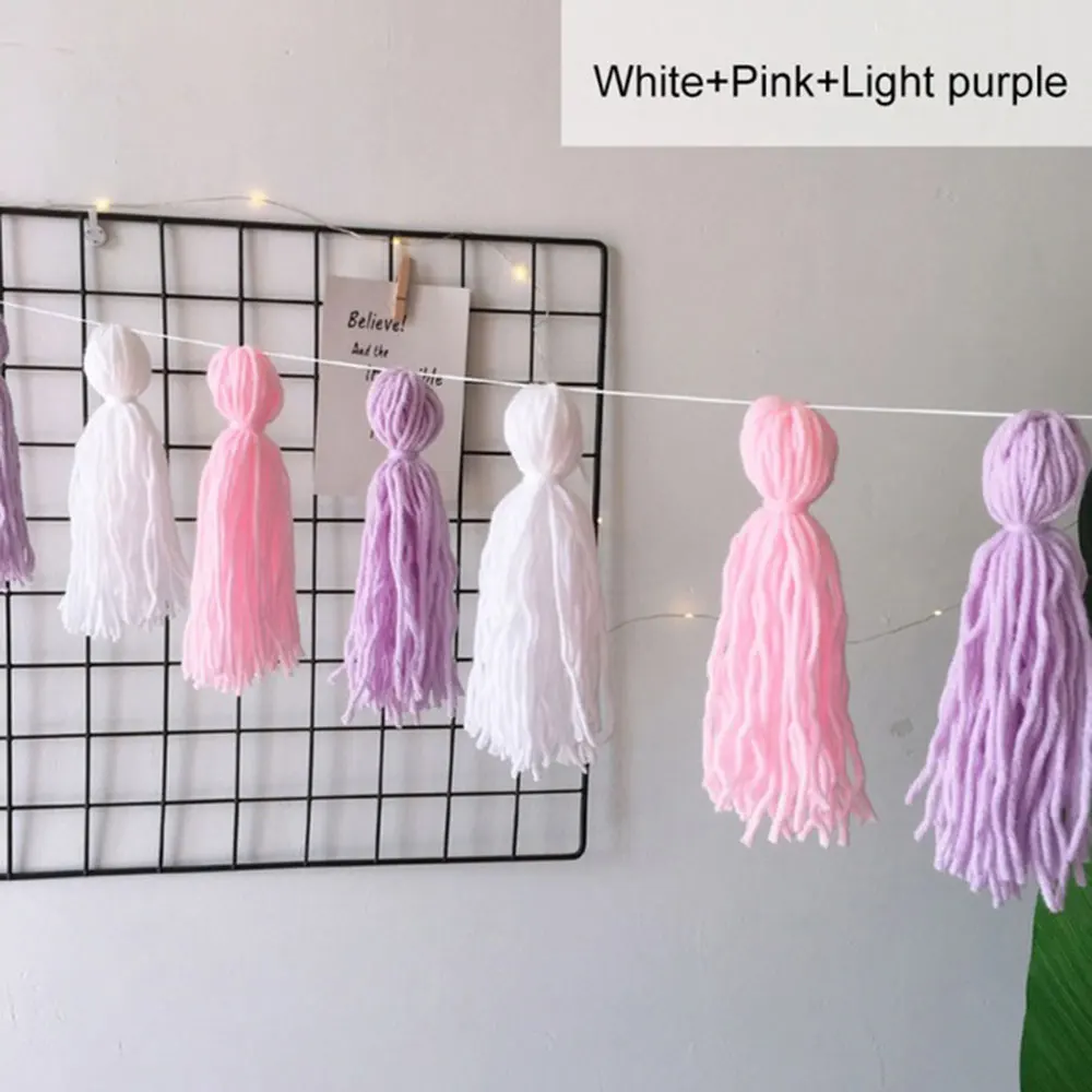 INS Nordic Style Wool Tassel Garlands String Wall Handmade Hanging Ornaments Kids Room Decor Baby Shower Party Banner Photo Prop
INS Nordic Style Wool Tassel Garlands String Wall Handmade Hanging Ornaments Kids Room Decor Baby Shower Party Banner Photo Prop