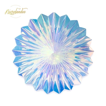 NICROLANDEE 1PCS Glowing Iridescent Rainbow Film PET Fan Snowflake Ornament for Home Party Shopwindow DIY Decor
NICROLANDEE 1PCS Glowing Iridescent Rainbow Film PET Fan Snowflake Ornament for Home Party Shopwindow DIY Decor