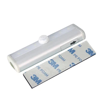6 Leds Motion Sensor Closet Lights Under Cabinet Light Battery Operated Wireless Light Bar For Cabinet Wardrobe Stairs Kitchen
6 Leds Motion Sensor Closet Lights Under Cabinet Light Battery Operated Wireless Light Bar For Cabinet Wardrobe Stairs Kitchen