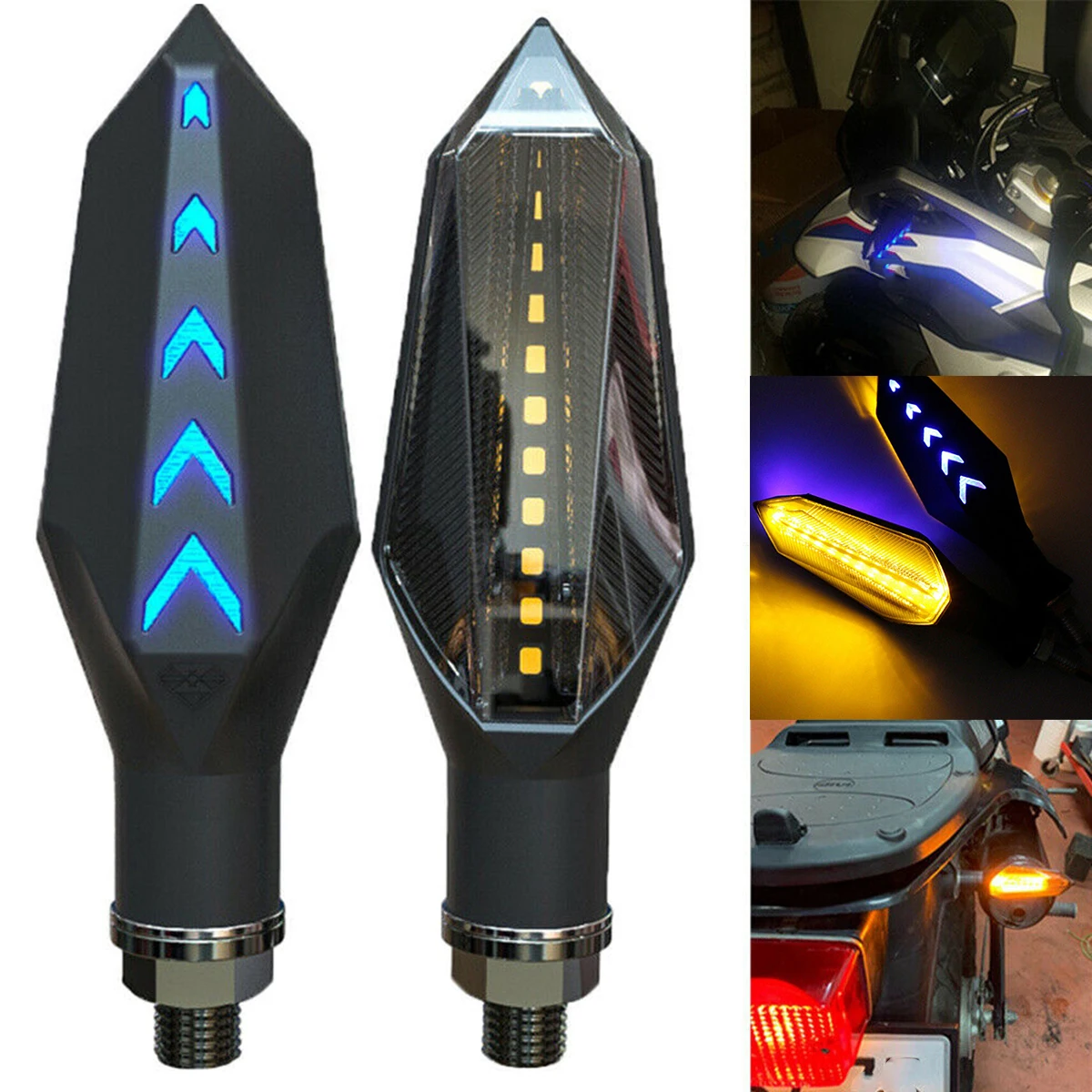 2pcs LED Turn Signal Light Waterproof Motorcycle LED Turn Signal Lights Sequential Flowing Indicator Light For ATV Electrombile
2pcs LED Turn Signal Light Waterproof Motorcycle LED Turn Signal Lights Sequential Flowing Indicator Light For ATV Electrombile