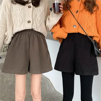 2020 Spring And Autumn New Solid Color Woolen Korean Version Of The Elastic High Waist Was Thin And Thick Outer Shorts
2020 Spring And Autumn New Solid Color Woolen Korean Version Of The Elastic High Waist Was Thin And Thick Outer Shorts