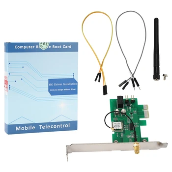 EWeLink Mini PCI-E Desktop PC Remote Control Switch Card WiFi Wireless Smart Switch Relay Module Wireless for Smart Home(with An