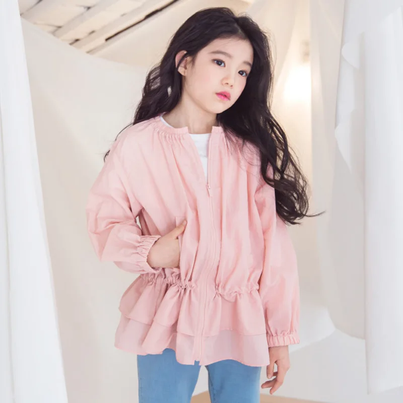 Korean-style Girls Small Coat 2018 Spring And Autumn New Style Pure Cotton Elasticity Jacket Big Boy Drawstring Casual Cardigan
Korean-style Girls Small Coat 2018 Spring And Autumn New Style Pure Cotton Elasticity Jacket Big Boy Drawstring Casual Cardigan