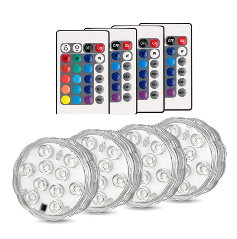 10leds Swimming Pool Light RGB Submersible Light Underwater LED Night Light for Outdoor Vase Fish Tank Pond Disco Wedding Party
10leds Swimming Pool Light RGB Submersible Light Underwater LED Night Light for Outdoor Vase Fish Tank Pond Disco Wedding Party