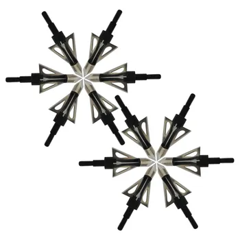 6PCS Arrow Broadhead Arrowhead 100grain 3 Blades Archery Target for hunting
6PCS Arrow Broadhead Arrowhead 100grain 3 Blades Archery Target for hunting