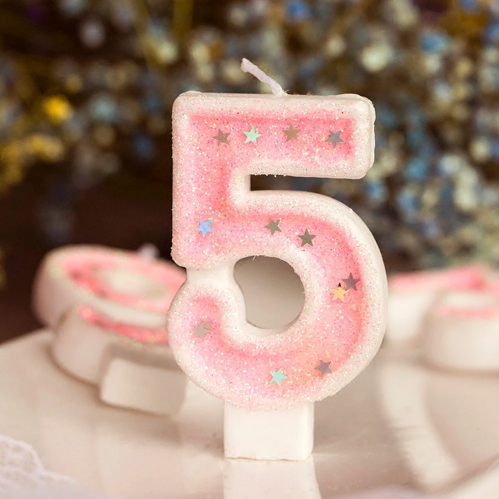Glitter Star Pink Candle For Girl Birthday Favor Gifts Cake Topper Decoration Baby Shower Party Wedding Dessert Baking Supplies
Glitter Star Pink Candle For Girl Birthday Favor Gifts Cake Topper Decoration Baby Shower Party Wedding Dessert Baking Supplies