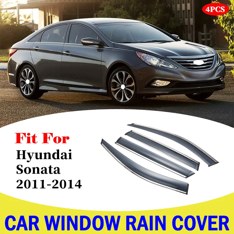For Hyundai Sonata 2011-2014 Car Window Visor Vent Rain Shield Shelter Cover Car Styling Accessorie Window Rain Shield
For Hyundai Sonata 2011-2014 Car Window Visor Vent Rain Shield Shelter Cover Car Styling Accessorie Window Rain Shield