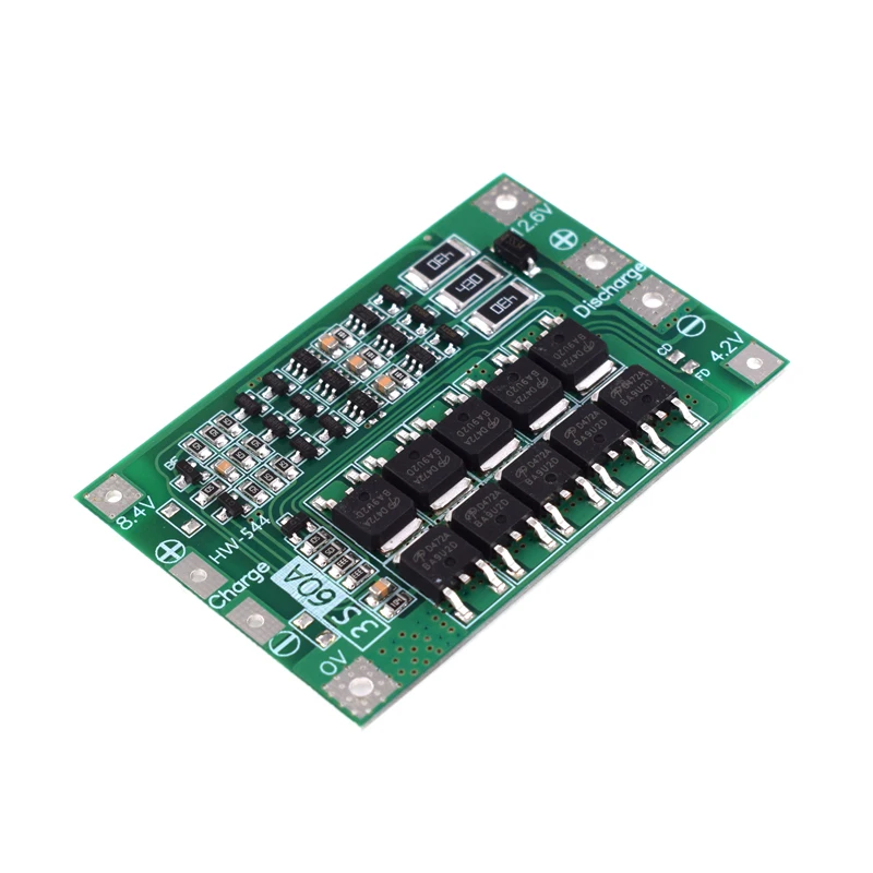 Li-Ion Lithium Battery 18650 Charger PCB BMS Protection Board with Balance for Drill Motor 11.1V 12.6V Lipo Cell Module 2 | Электроника
