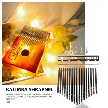 17-Key Kalimba DIY Set Durable Thumb Piano Steel Key Wood Bridge Shrapnel Lettering Keyboard Musical Instrument Accessories
17-Key Kalimba DIY Set Durable Thumb Piano Steel Key Wood Bridge Shrapnel Lettering Keyboard Musical Instrument Accessories