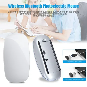 Portable 2.4G Bluetooth Mouse Slim Ultra-silent Optical Wireless Mouse for Computer New Arrival
Portable 2.4G Bluetooth Mouse Slim Ultra-silent Optical Wireless Mouse for Computer New Arrival