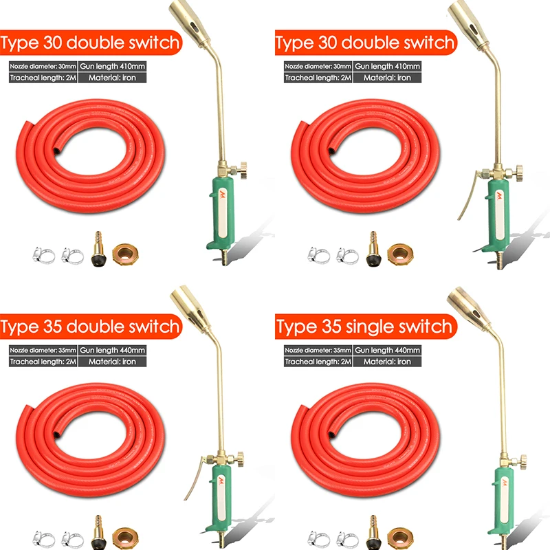Single/dual switch Liquefied Gas Blowtorch Welding Torch Pressure Adjust for Quenching Jewelery Brazing Welding Heating Drying
Single/dual switch Liquefied Gas Blowtorch Welding Torch Pressure Adjust for Quenching Jewelery Brazing Welding Heating Drying