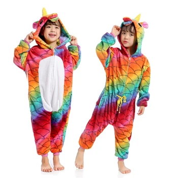 Winter Kigurumi Children Pajamas Anime Cosplay Onesie Sleepwear For Girls Boys Unicorn Kids Unisex Flannel Pijama Panda Jumpsuit 
Winter Kigurumi Children Pajamas Anime Cosplay Onesie Sleepwear For Girls Boys Unicorn Kids Unisex Flannel Pijama Panda Jumpsuit