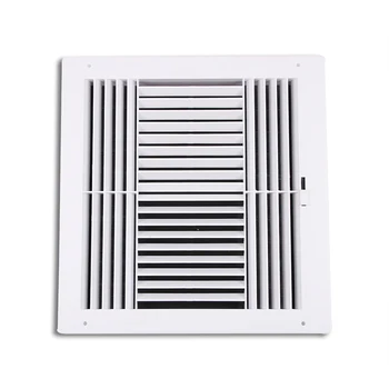4-Way W12" x H12" Bright White Finished Plastic Sidewall/Ceiling Register Air Grille Air Vent Ventilation Equipment
4-Way W12" x H12" Bright White Finished Plastic Sidewall/Ceiling Register Air Grille Air Vent Ventilation Equipment