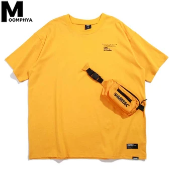 Moomphya Front Pockets Bag Tshirts Men Clothes 2019 Streetwear Hip Hop Summer Tops Tees Male Oversized Short Sleeve T Shirts
Moomphya Front Pockets Bag Tshirts Men Clothes 2019 Streetwear Hip Hop Summer Tops Tees Male Oversized Short Sleeve T Shirts