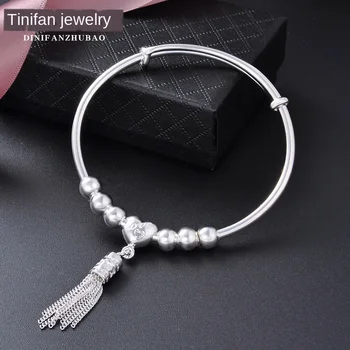 Jewelry Bracelet S999 Full Silver Lovely Tassel Girl's Fashion Hand Jewelry
Jewelry Bracelet S999 Full Silver Lovely Tassel Girl's Fashion Hand Jewelry