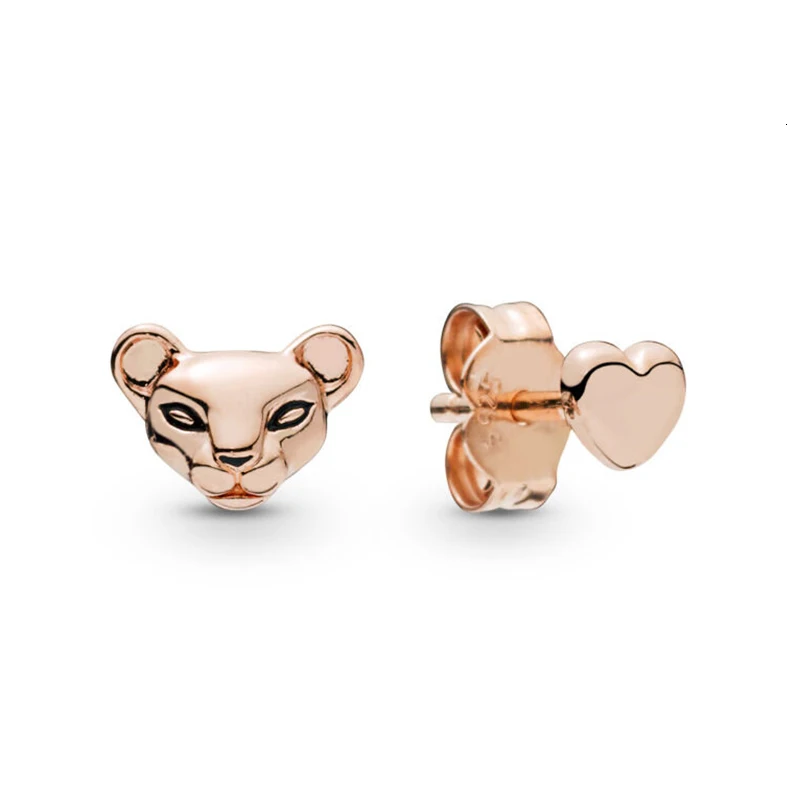 2019 Summer Authentic 925 Sterling Silver Lion Princess Heart Earrings Fit European Charm Original Jewelry Women Gift
2019 Summer Authentic 925 Sterling Silver Lion Princess Heart Earrings Fit European Charm Original Jewelry Women Gift
