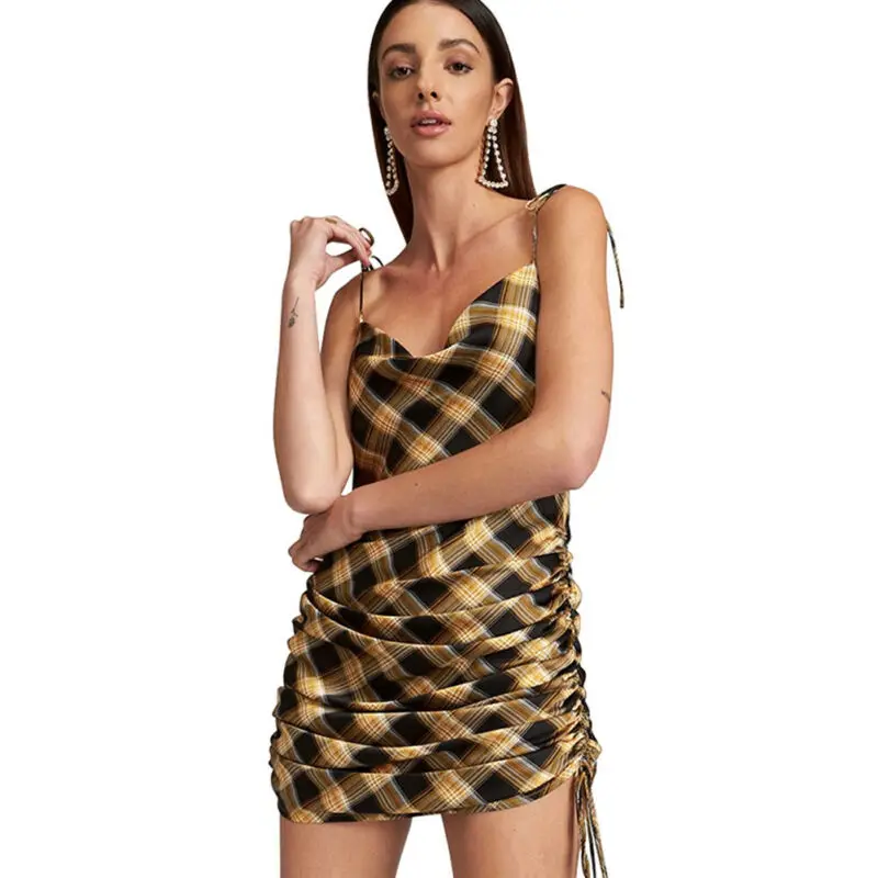 Women's Short Mini Dress Bodycon Bandage Sleeveless Evening Party Cocktail Club V-Neck Loose Mini Bodycon Dress Backless Dress
Women's Short Mini Dress Bodycon Bandage Sleeveless Evening Party Cocktail Club V-Neck Loose Mini Bodycon Dress Backless Dress