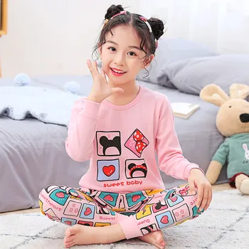 Children Pajamas Baby Clothing Set Kids Cartoon Sleepwear Autumn Cotton Nightwear Boys Girls Animal Pyjamas Pijamas Set 2-12Year
Children Pajamas Baby Clothing Set Kids Cartoon Sleepwear Autumn Cotton Nightwear Boys Girls Animal Pyjamas Pijamas Set 2-12Year